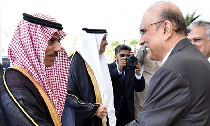 صدرمملکت آصف زرداری سے سعودی وزیر خارجہ کی ملاقات